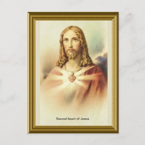 Sacred heart of Jesus Postcard