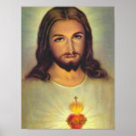 Sacred Heart Of Jesus Poster at Zazzle