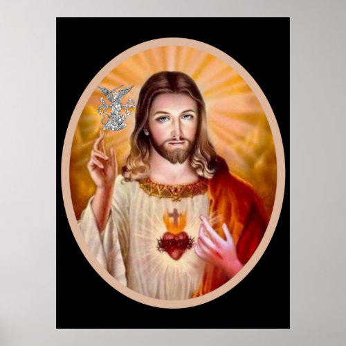 Sacred Heart of Jesus Poster 