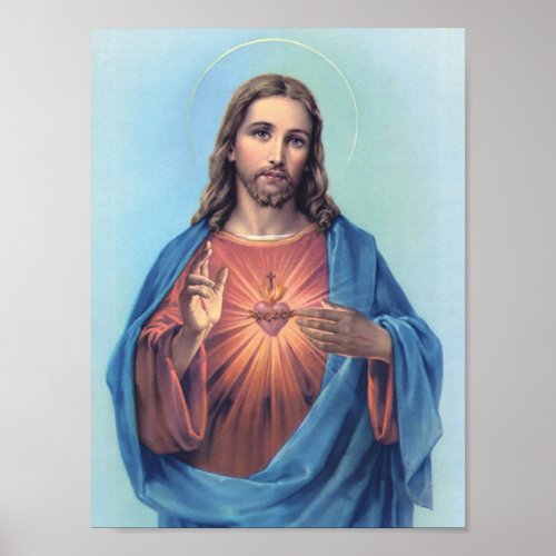 Sacred Heart of Jesus Poster