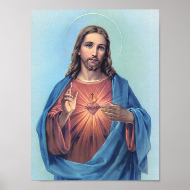 Sacred Heart of Jesus Poster (Front)