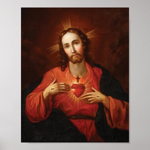 Sacred Heart Of Jesus Poster