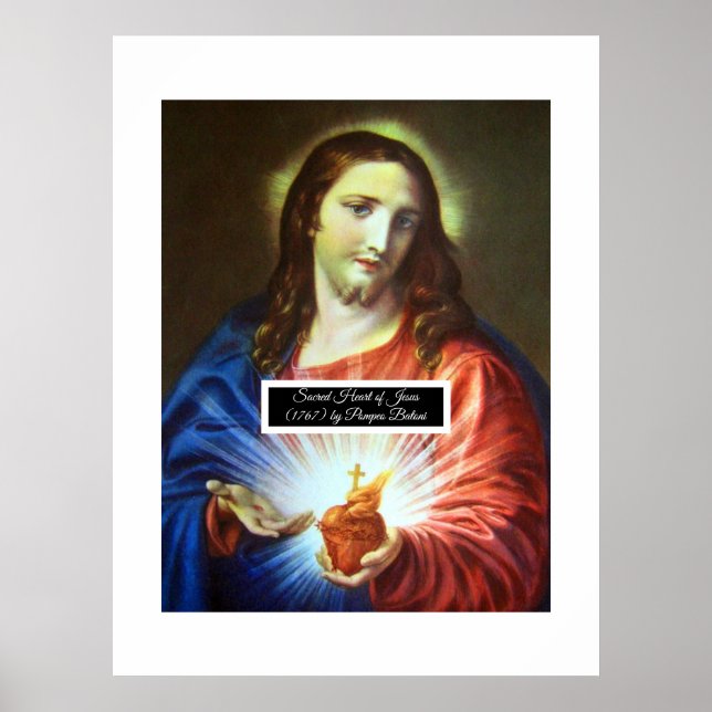 Sacred Heart of Jesus Poster (Front)