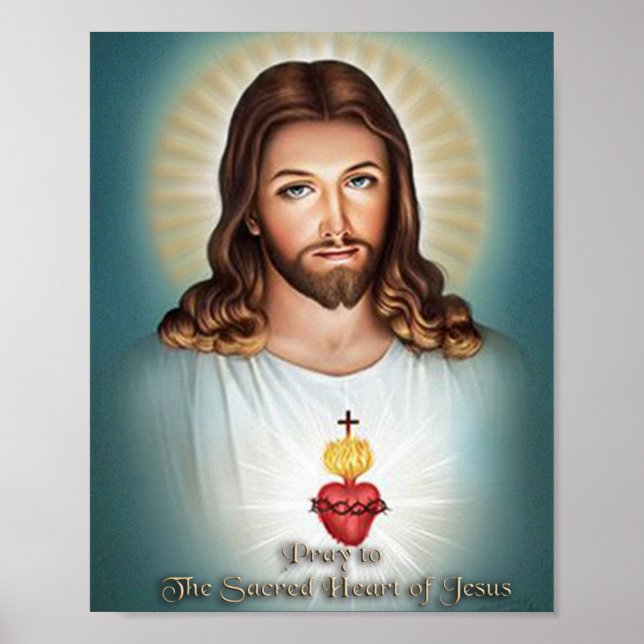 Sacred Heart of Jesus Poster (Front)