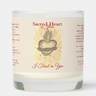 Sacred Heart of Jesus Prayer Candle
