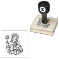 Sacred Heart of Jesus Religious Catholic Rubber Stamp | Zazzle