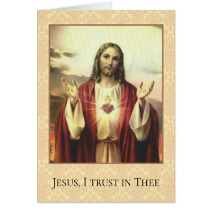 Sacred Heart of Jesus Religious Vintage Cards