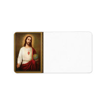Sacred Heart of Jesus Return Label