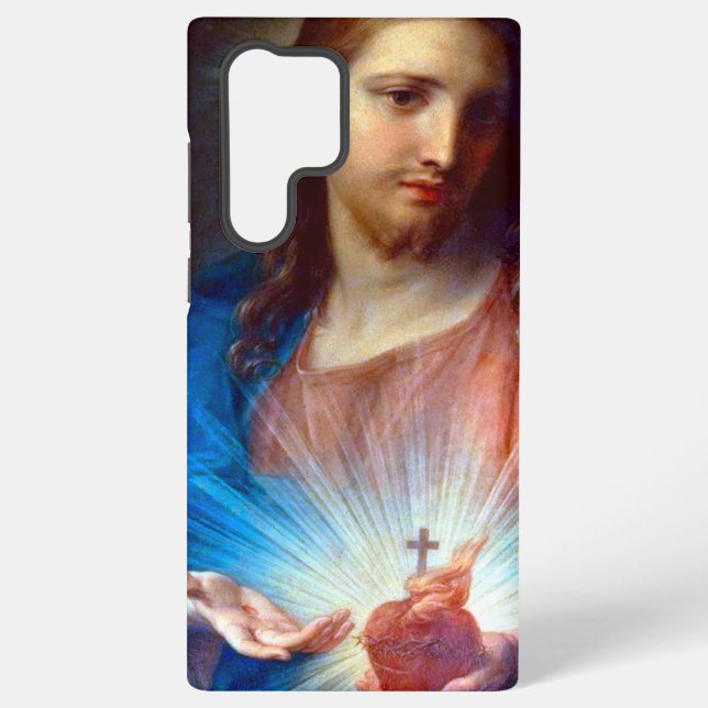 Sacred Heart of Jesus Samsung Galaxy Case (Back)