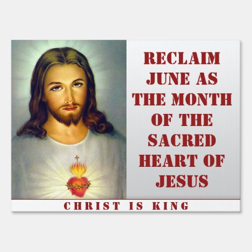 Sacred Heart of Jesus Sign