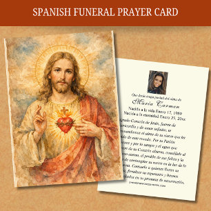 Sacred Heart of Jesus  Spanish Funeral Prayer