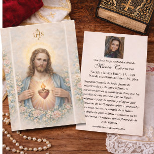 Sacred Heart of Jesus  Spanish Funeral Prayer
