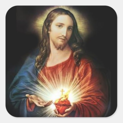 Sacred Heart of Jesus Stickers