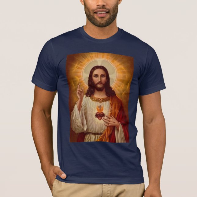 Sacred Heart Of Jesus T-Shirt (Front)
