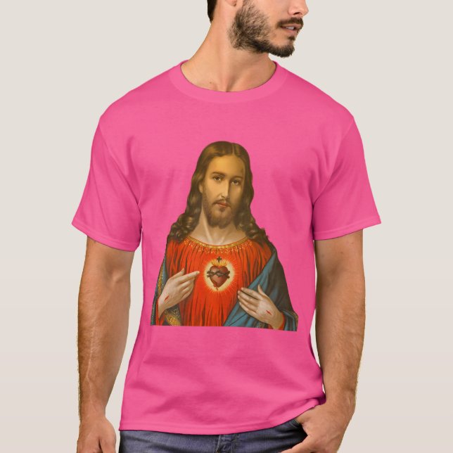 Sacred Heart Of Jesus T-Shirt (Front)