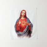 Sacred Heart Of Jesus Tapestry at Zazzle