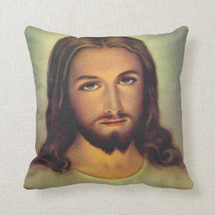 Sacred Heart of Jesus Throw Pillow