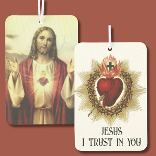 Sacred Heart of Jesus Traditional Catholic Air Freshener