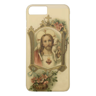 Sacred Heart of Jesus Traditional Catholic iPhone 8 Plus/7 Plus Case