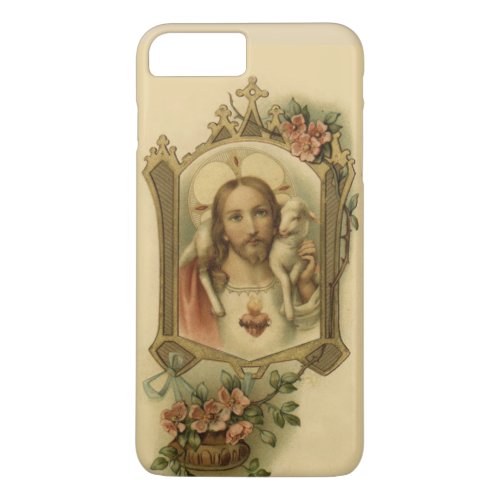 Sacred Heart of Jesus Traditional Catholic iPhone 8 Plus7 Plus Case