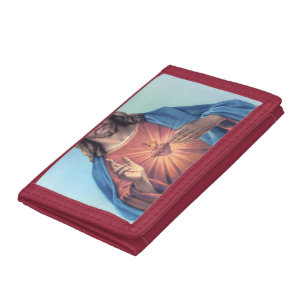 Sacred Heart Of Jesus Trifold Wallet