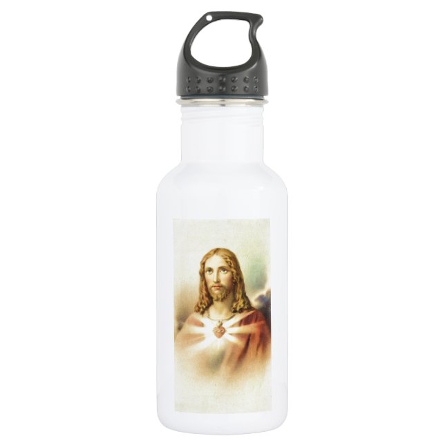 Sacred heart of Jesus Water Bottle (Front)
