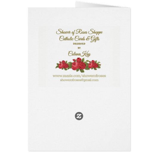 Sacred Heart of Jesus with decorative border (Back)