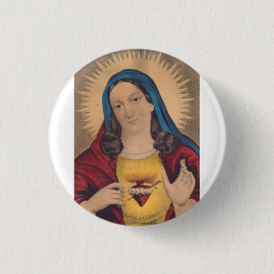 Sacred Heart of Mary Button