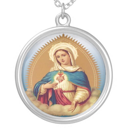 Sacred Heart of Mary Custom Necklace