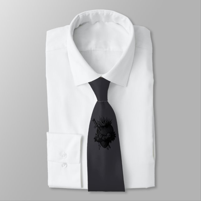 Sacred Heart of Mary neck tie (Tied)