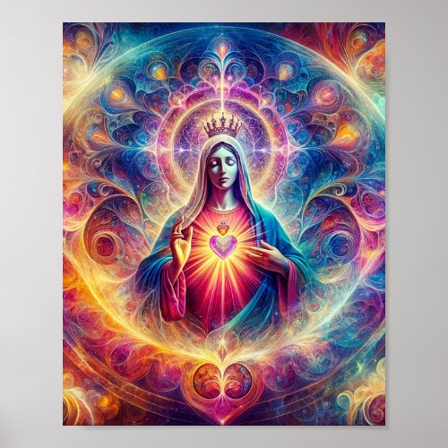 Sacred Heart of Mary Poster