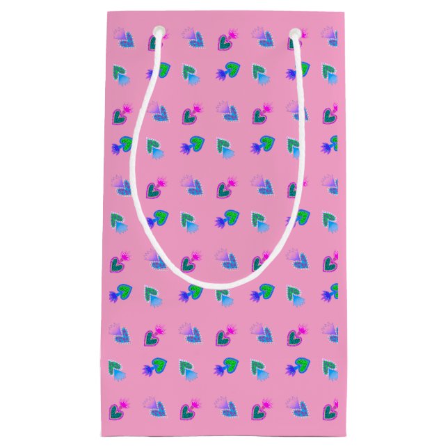 Sacred Heart Pink Small Gift Bag (Front)