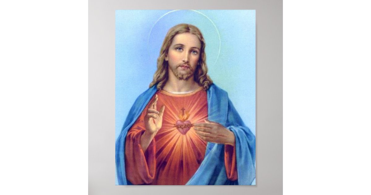 Sacred Heart Poster | Zazzle