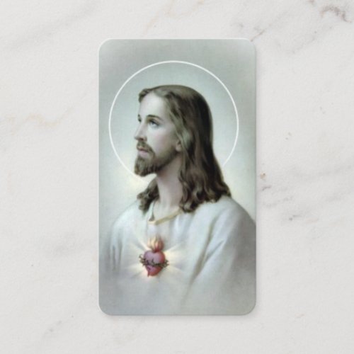 Sacred Heart Prayer for the Sick Prayer Card