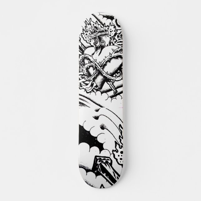 Sacred Heart Skateboard Deck (Front)