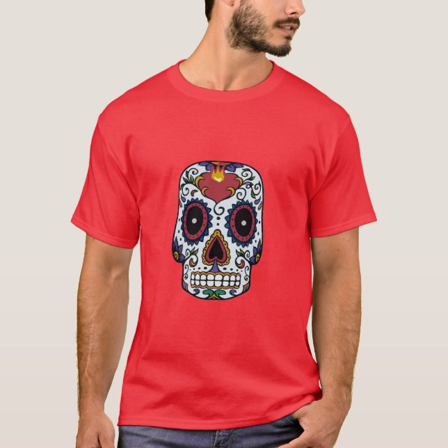 Sacred Heart Skull T-Shirt (Front)