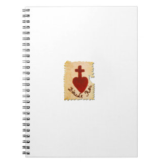 Sacred Heart Vendée Dieu, le Roi Catholic Notebook