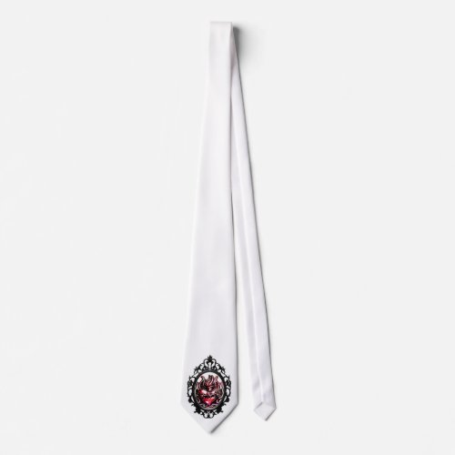 sacred heart victorian steampunk tie