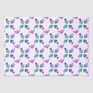 Sacred Heart White Decoupage Craft Gift Tissue Paper
