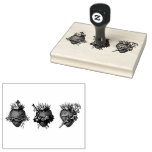 Sacred Hearts of Holy Family  Rubber Stamp