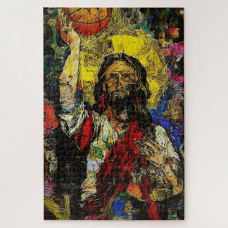Sacred Hoops Art Puzzle