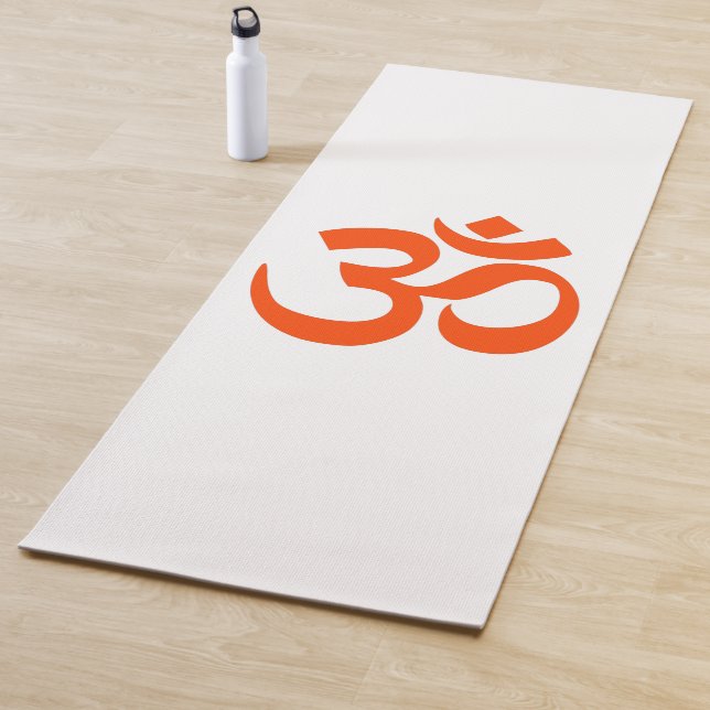 Sacred Indian Om Symbol Yoga Mat (In Situ)