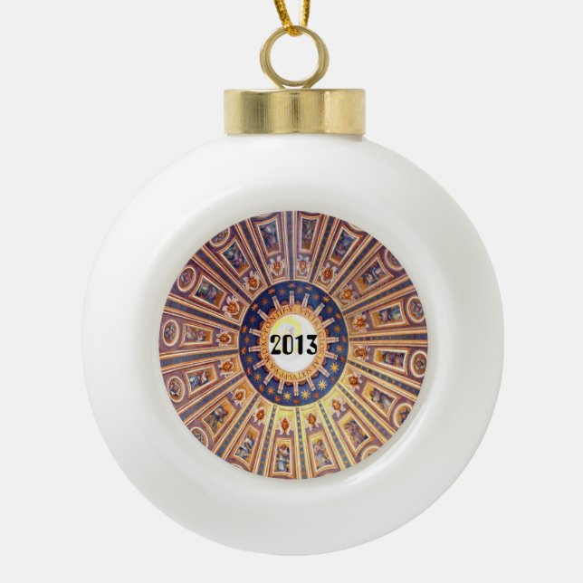 Sacred Italian Art Christmas ornament (Front)