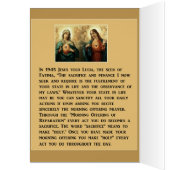 Sacred Jesus Immaculate Heart Mary Angels Cherubs (Inside (Left))