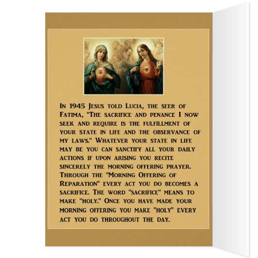 Sacred Jesus Immaculate Heart Mary Angels Cherubs (Inside (Left))