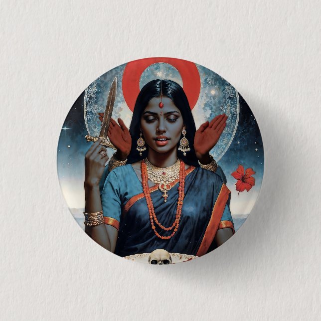 Sacred Kali Button (Front)
