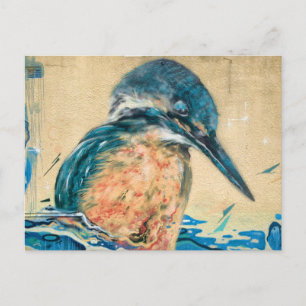 Sacred Kingfisher Wall Art Postcard
