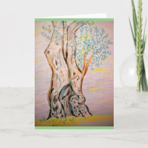 Sacred Life Olive Tree Card