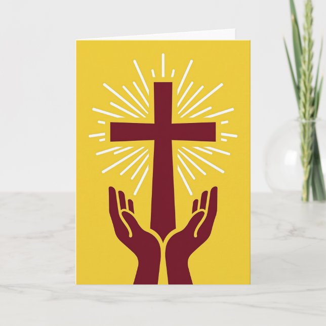 Sacred Light Cross Art Card (Front)