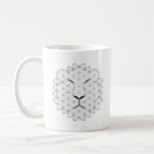 Sacred Lion, B01BW. Coffee Mug (Left)